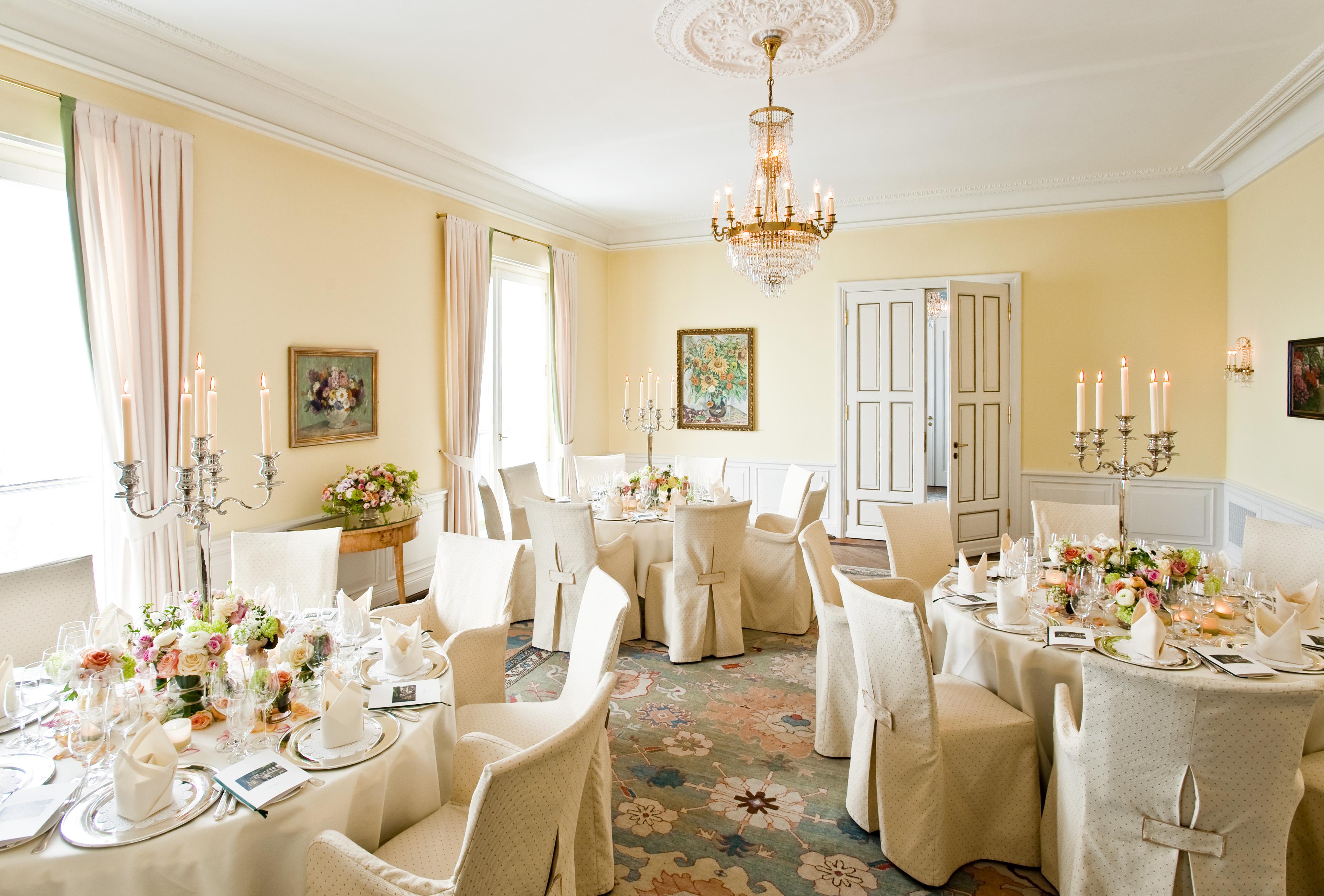 Hotel Louis C. Jacob Hamburg Restoran fotoğraf The Yellow Room
