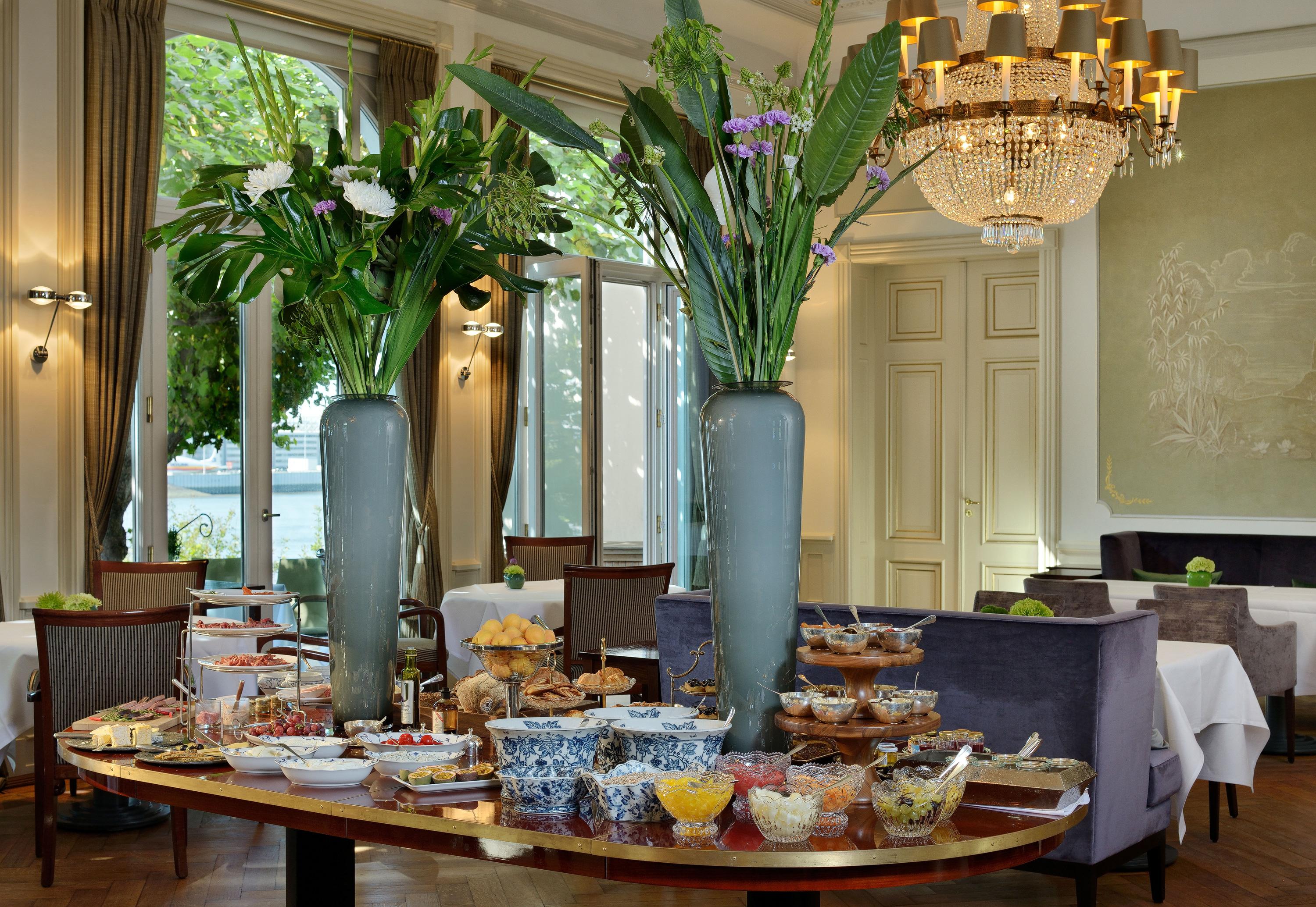 Hotel Louis C. Jacob Hamburg Dış mekan fotoğraf The restaurant